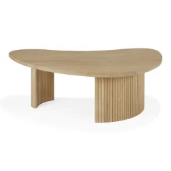 Ethnicraft Oak Boomerang Coffee Table