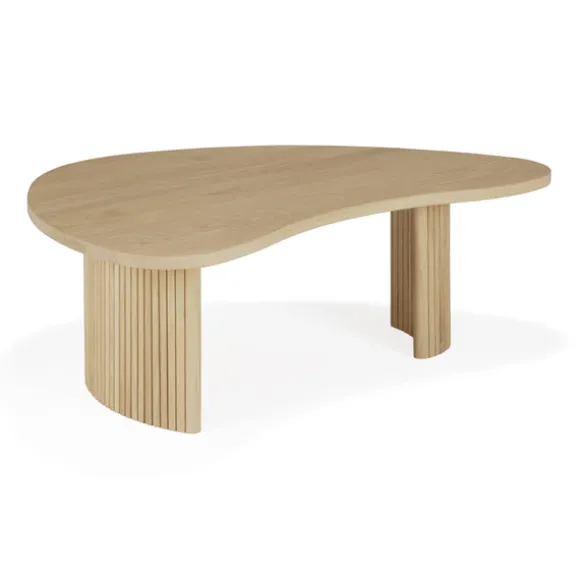 Ethnicraft Oak Boomerang Coffee Table
