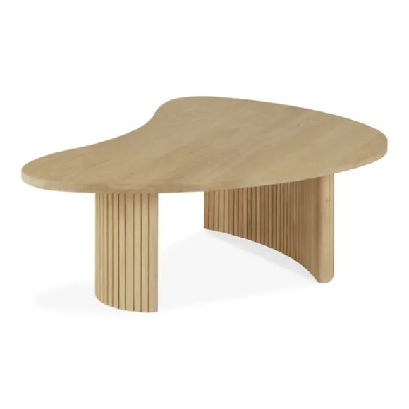 Ethnicraft Oak Boomerang Coffee Table