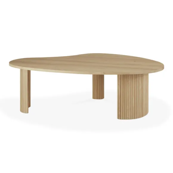 Ethnicraft Oak Boomerang Coffee Table