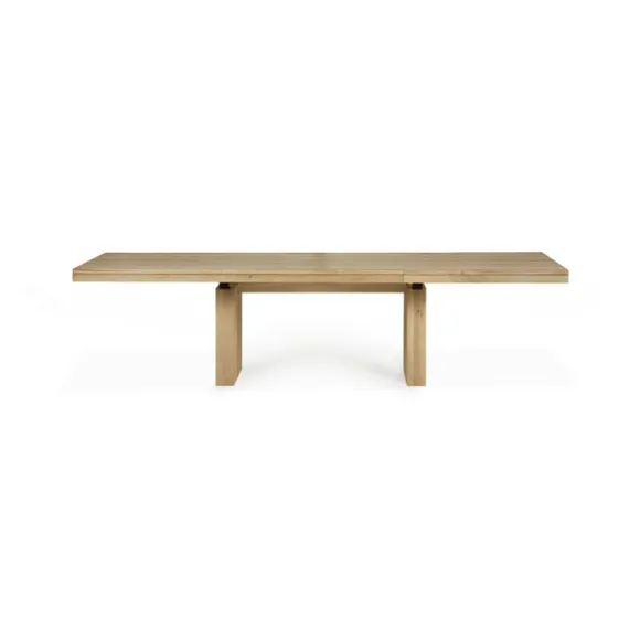 Ethnicraft Oak Double Extendable Dining Table