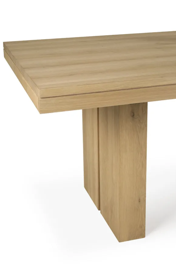 Ethnicraft Oak Double Extendable Dining Table