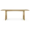 Ethnicraft Oak Geometric Dining Table