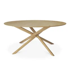 Ethnicraft Oak Mikado Round Dining Table