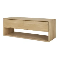 Ethnicraft Oak Nordic 1 Door 1 Drawer Entertainment Unit