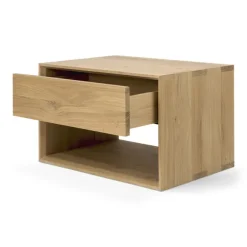 Ethnicraft Oak Nordic 1 Drawer Bedside Table