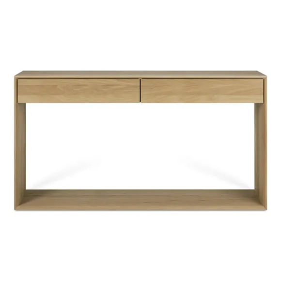 Ethnicraft Oak Nordic 2 Drawers Console