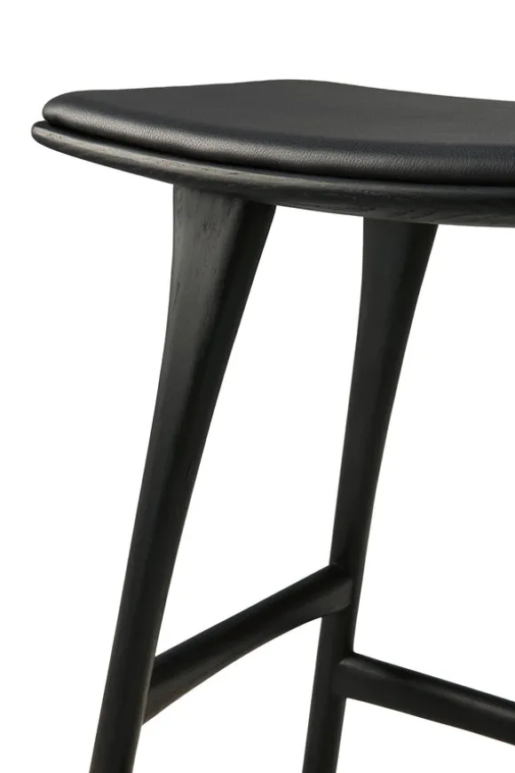 Ethnicraft Oak Osso Counter Stool - Leather