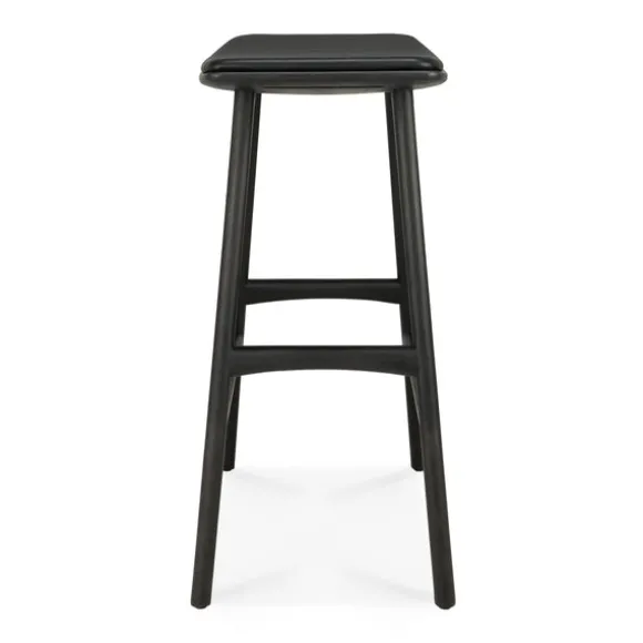 Ethnicraft Oak Osso Counter Stool - Leather