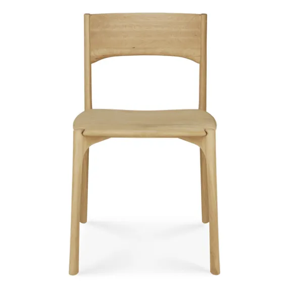 Ethnicraft Oak PI Dining Chair without Armrest