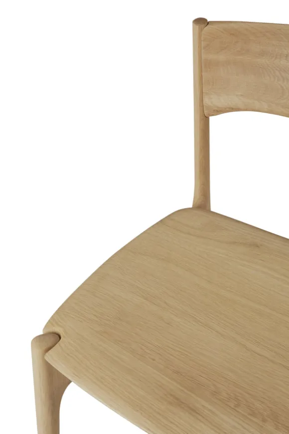 Ethnicraft Oak PI Dining Chair without Armrest