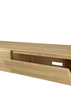Ethnicraft Oak PI TV Cupboard - 1 Flip-down Door/2 Drawers