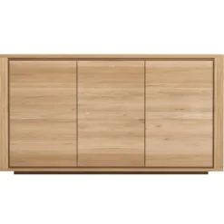 Ethnicraft Oak Shadow 3 Doors Sideboard