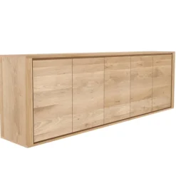 Ethnicraft Oak Shadow 5 Doors Sideboard