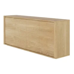 Ethnicraft Oak Shadow 4 Doors Sideboard