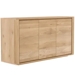 Ethnicraft Oak Shadow 3 Doors Sideboard