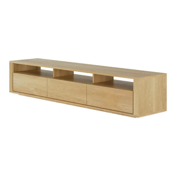 Ethnicraft Oak Shadow 3 Drawers Entertainment Unit