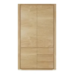 Ethnicraft Oak Shadow Dresser - 3 Doors/3 Drawers