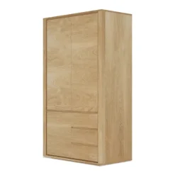 Ethnicraft Oak Shadow Dresser - 3 Doors/3 Drawers