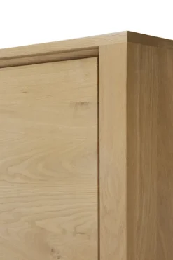 Ethnicraft Oak Shadow Dresser - 3 Doors/3 Drawers