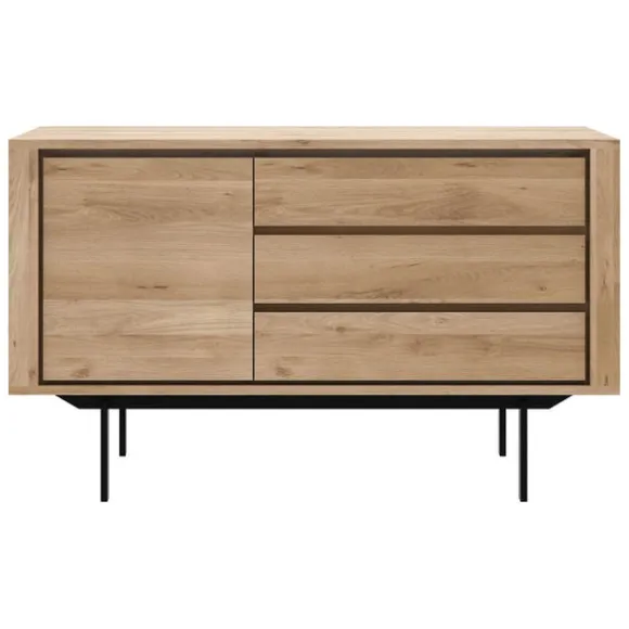 Ethnicraft Oak Shadow Sideboard - 1 Doors/3 Drawers