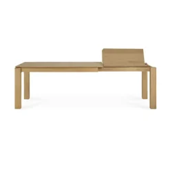 Ethnicraft Oak Slice Extendable Dining Table