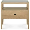 Ethnicraft Oak Spindle Bedside Table