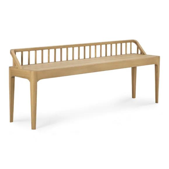 Ethnicraft Oak Spindle Bench
