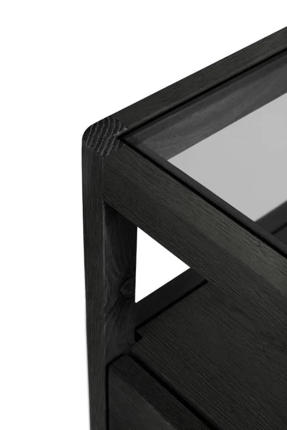 Ethnicraft Oak Spindle Bedside Table