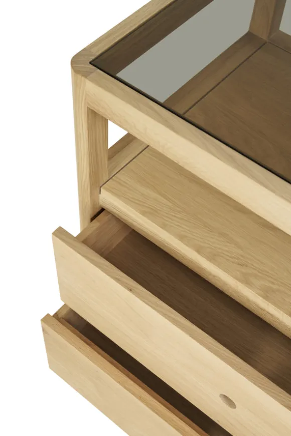 Ethnicraft Oak Spindle Dresser - 4 Drawers