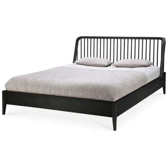 Ethnicraft Oak Spindle King Bed