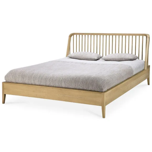 Ethnicraft Oak Spindle King Bed