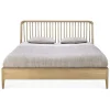 Ethnicraft Oak Spindle Queen Bed
