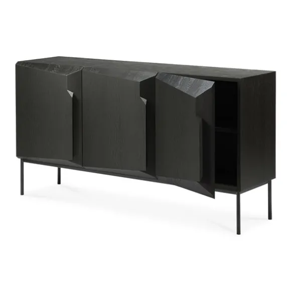 Ethnicraft Oak Stairs Sideboard - 3 Doors