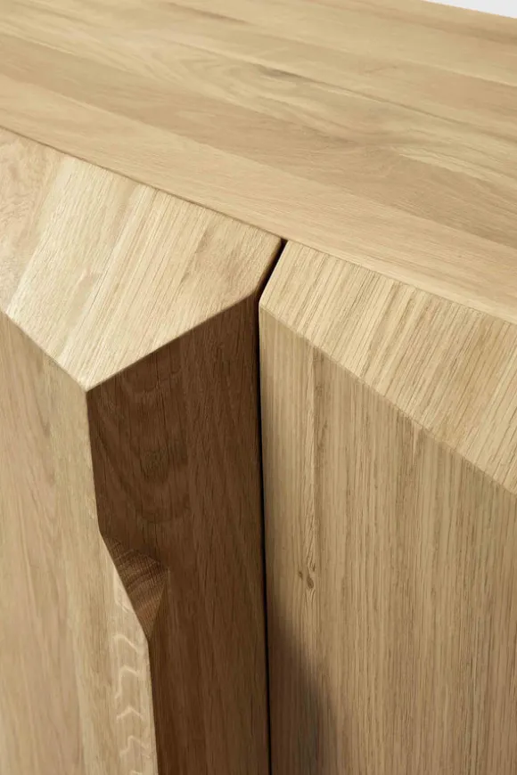 Ethnicraft Oak Stairs Sideboard - 3 Doors