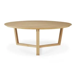 Ethnicraft Oak Tripod Coffee Table