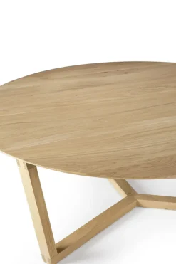 Ethnicraft Oak Tripod Coffee Table