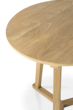 Ethnicraft Oak Tripod Side Table