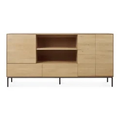 Ethnicraft Oak Whitebird Sideboard - 3 Doors/2 Drawers