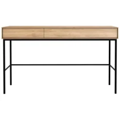 Ethnicraft Oak Whitebird Desk - 2 Drawers