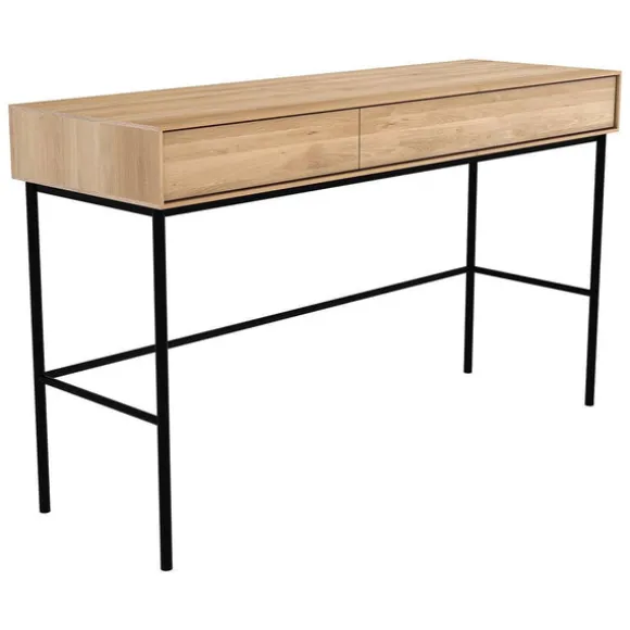 Ethnicraft Oak Whitebird Desk - 2 Drawers