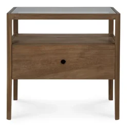 Ethnicraft Reclaimed Teak Spindle Bedside Table