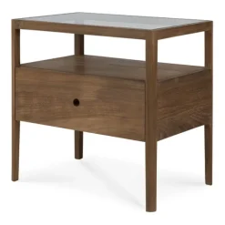 Ethnicraft Reclaimed Teak Spindle Bedside Table