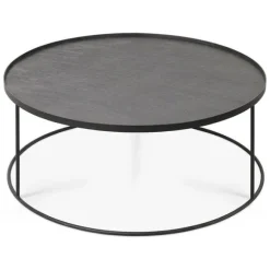 Ethnicraft Round Tray Coffee Table