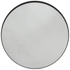 Ethnicraft Round Wooden Wall Mirror