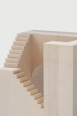 Ethnicraft Sycamore Cube Sculpture