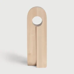 Ethnicraft Sycamore Kayu Bayi Bolong Sculpture