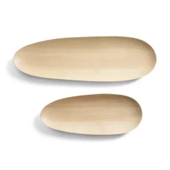 Ethnicraft Sycamore Thin Oval Boards - Set of 2