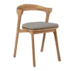 Ethnicraft Teak Bok Outdoor Dining Chair - Fabric