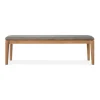 Ethnicraft Teak Bok Outdoor 3 Seater Bench - Fabric